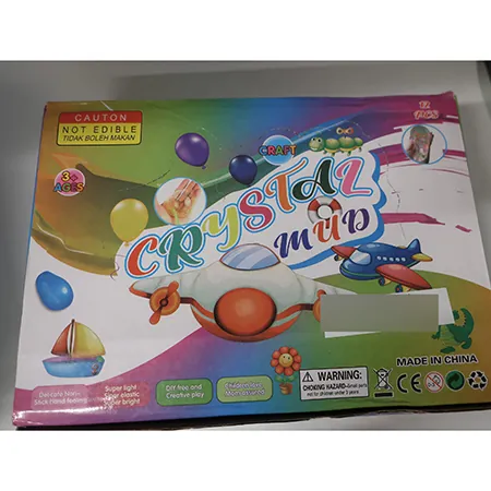 baba de juguete Crystal MUD Y Game in a cup