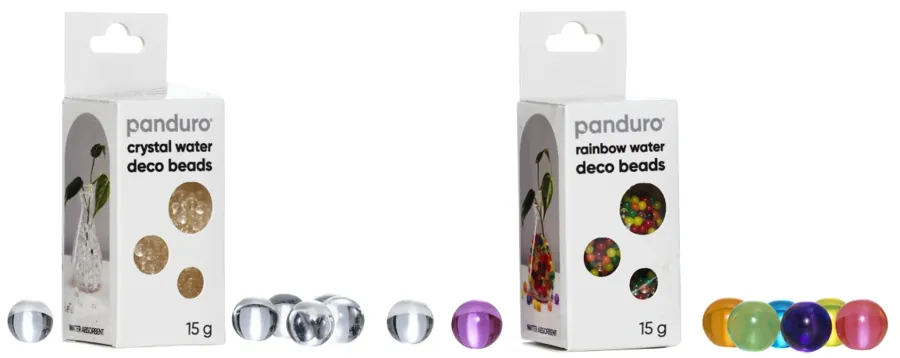 artículo de decoración Panduro Hobby AB Rainbow water Deco beads