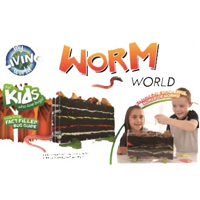 kit de ciencias para niños Playmonster My living worm world