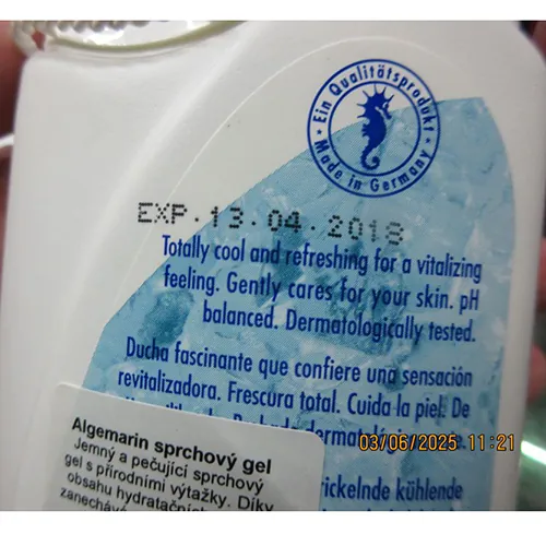 gel de ducha Algemarin Ice men (foto 2)