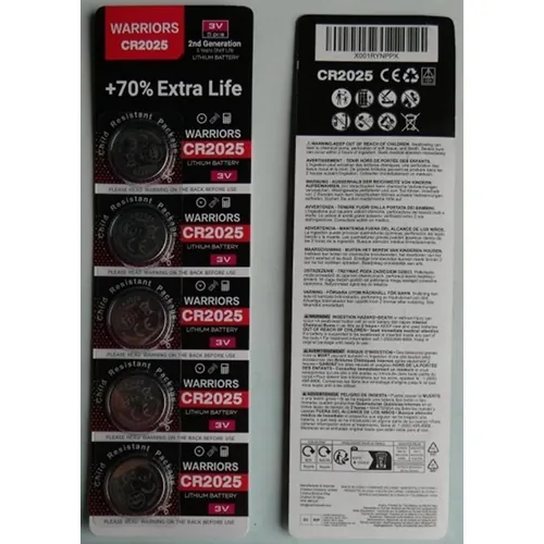 baterías de botón WARRIORS Lithium Battery