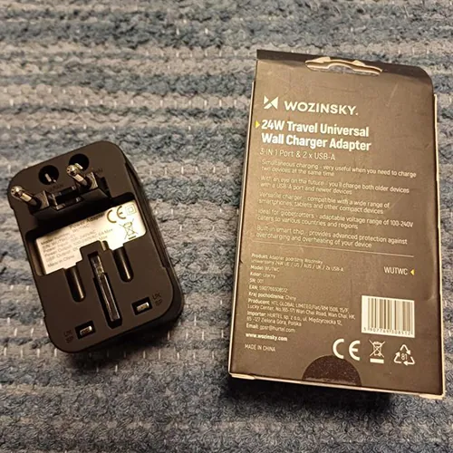 adaptador de viaje Wozinsky