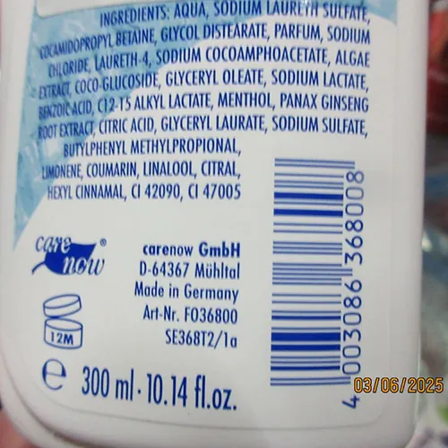 gel de ducha Algemarin Ice men (foto 3)